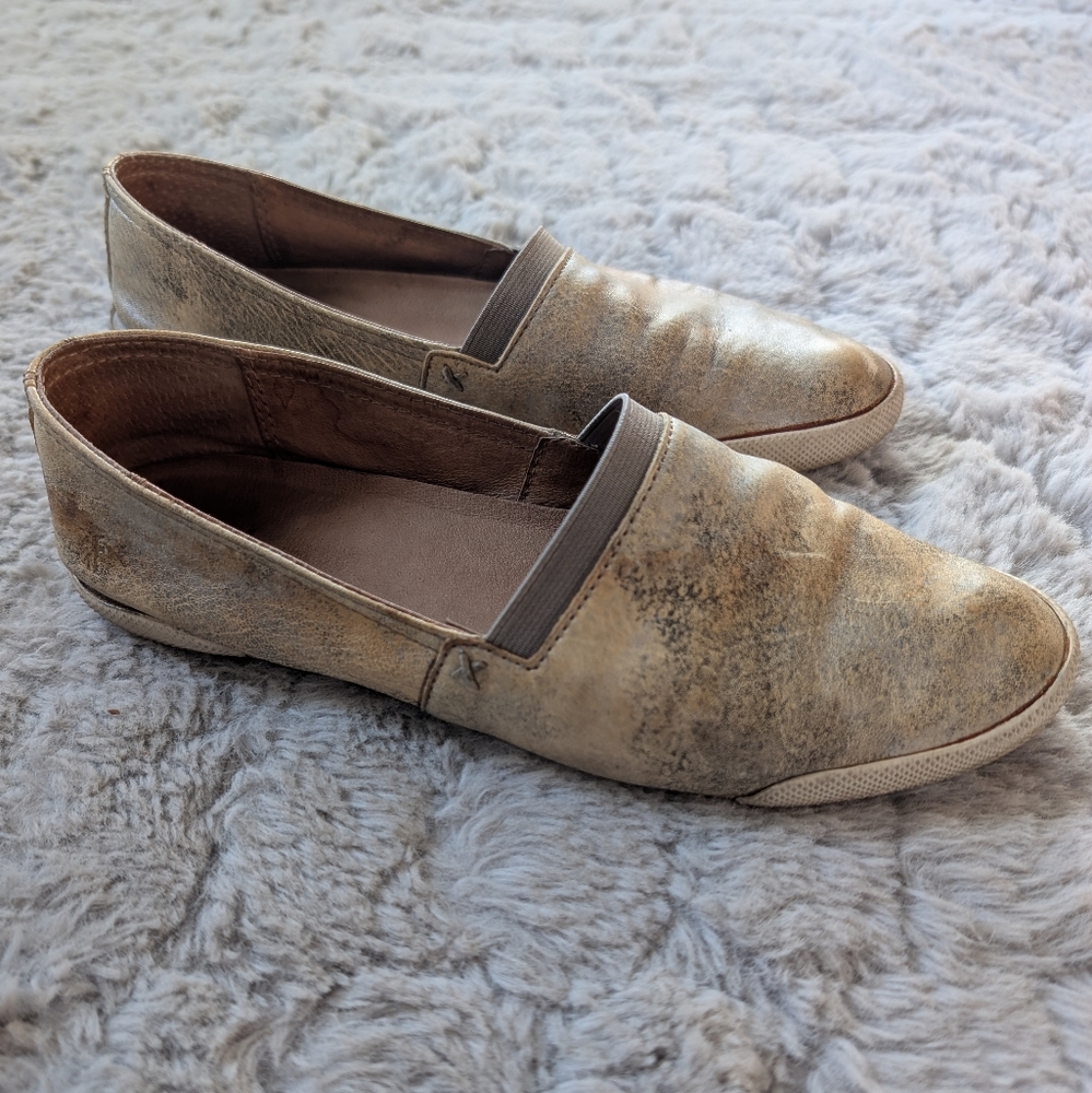 Frye Melanie Slip On Color Pewter Women's Size 7.5